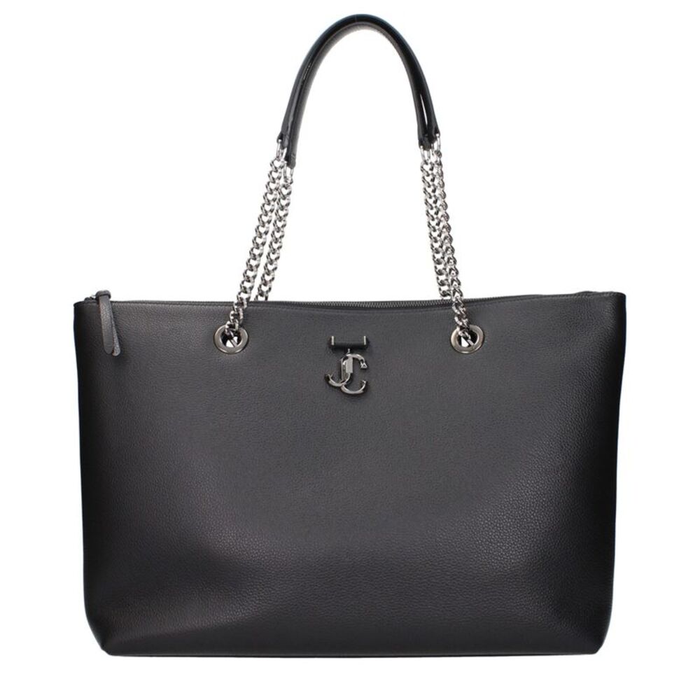 Jimmy Choo Black Leather Shoulder Women's Bag